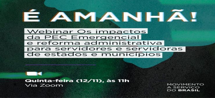 Webinário discute impacto da reforma Administrativa para servidores dos estados e municípios