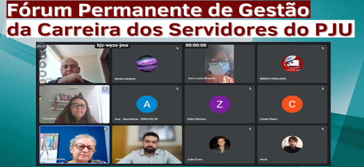 Fórum de Carreira do CNJ: Fenajufe e administrações apresentam posicionamentos para resolução do NS