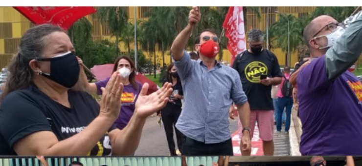 Mais um dia de ato no Anexo II encerra semana de mobilização em Brasília