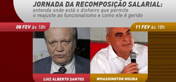 Fenajufe discute recomposição salarial na retomada das lives