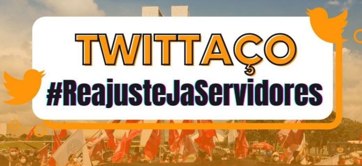 Recomposição salarial: participe do twittaço nesta segunda-feira (14) em defesa do ‘reajuste já’