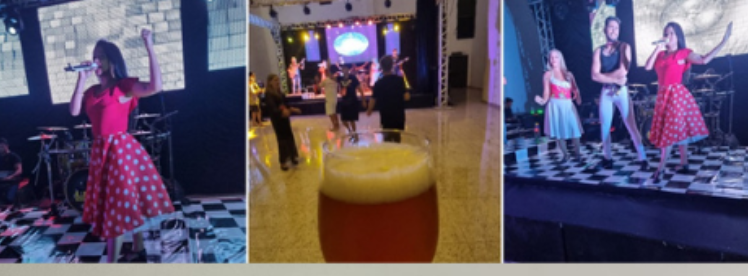 Confraternização: após intenso debate de conjuntura congressistas jantam ao som de boa música