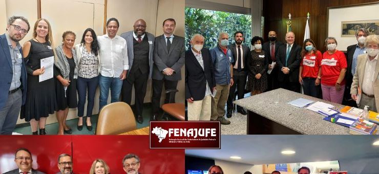 Fenajufe e Sindicatos vão a campo em defesa da recomposição salarial, NS e contra a privatização do Judiciário