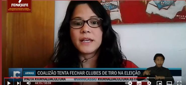 Pela Coalizão, Fenajufe fala sobre segurança nas eleições em matéria da TV Cultura
