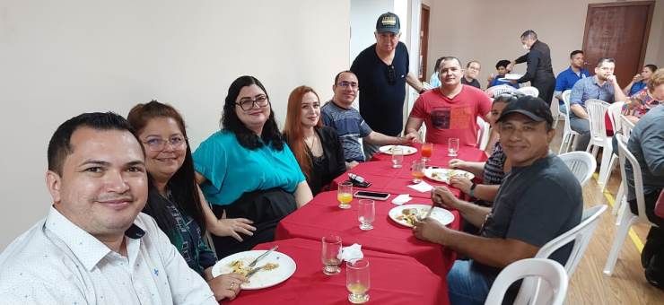 Diretores do SitraAM/RR participam de confraternização com servidores de Roraima