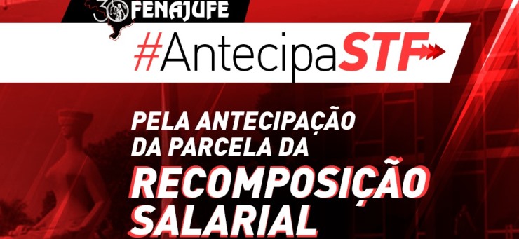 Antecipa STF-PGR: Fenajufe divulga material da campanha e reforça convocação para caravana em Brasília