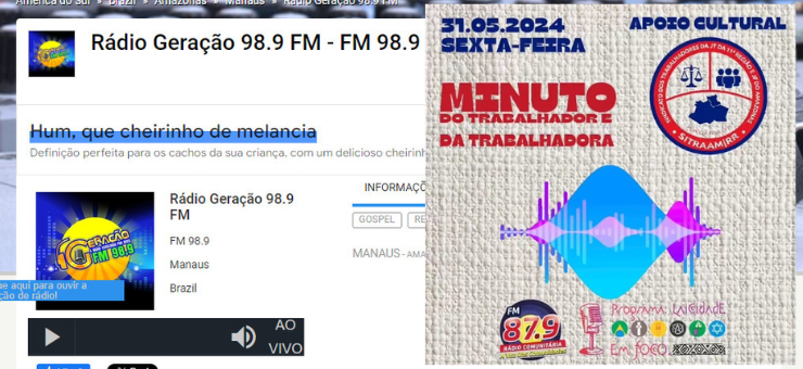 SitraAM/RR firma parceria com rádio comunitária para informar trabalhadores sobre seus direitos