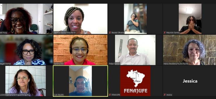 SitraAM/RR participa de reunião sobre II Encontro Nacional de Pretas e Pretos da Fenajufe