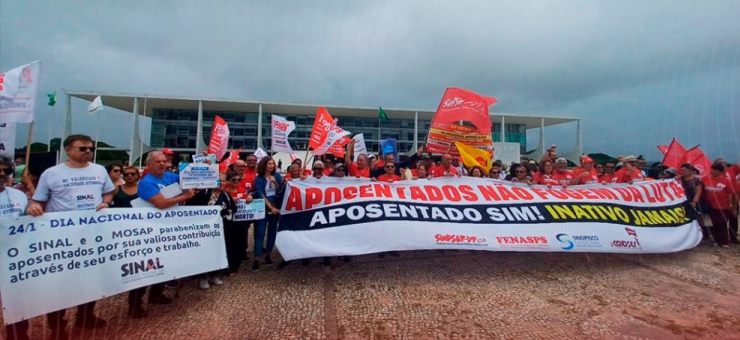Aposentadas(os)e Pensionistas: Fenajufe orienta participação na 2ª marcha nacional em Brasília