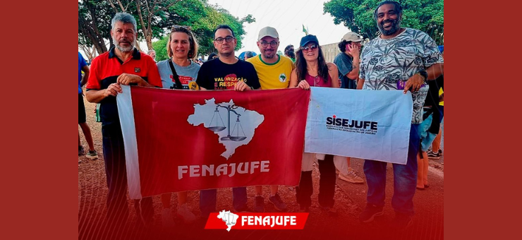 Fenajufe participa de ato em Brasília contra a PEC da blindagem e PL da anistia