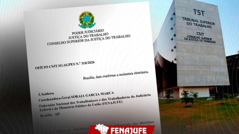CSJT responde à Fenajufe sobre diretrizes de equidade e combate às opressões