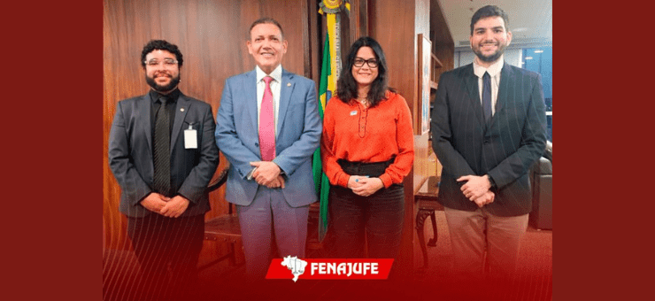 Fenajufe se reúne com presidente do TSE para pedir apoio às pautas da categoria