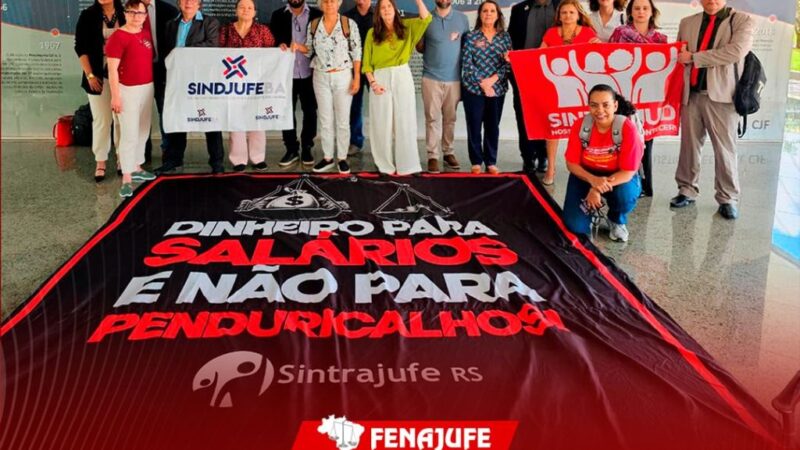 Presidente do CJF confirma pagamento dos servidores em reunião com a Fenajufe e sindicatos